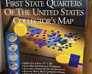 Lot 131 | State Quarters Collectors Map in Box