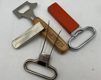 Lot 186 | Vintage Two Prong Cork Extractors, Bottle Opener