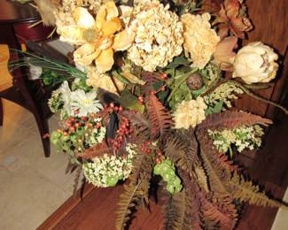 Silk floral arrangements 