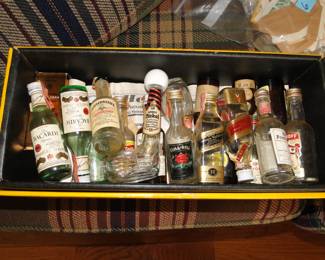 We also have little mini bottles of fun collectibles