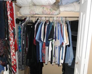 Ok, very rare that we have men's clothing, but we are happy to let you know that we have closets full of them