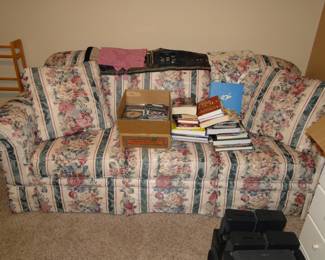 Floral sleeper sofa