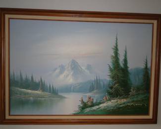 In the happy little forest lives a happy little mountian