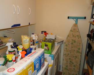 Of course we have an ironing board, and a few new irons too