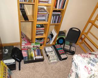 Again, with the mess of CD's DVD's, and more