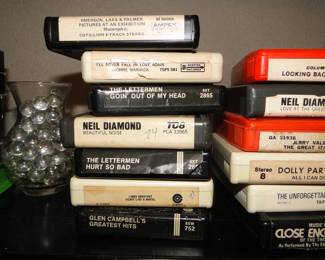 8 tracks by the stack