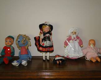 All kinds of dolls