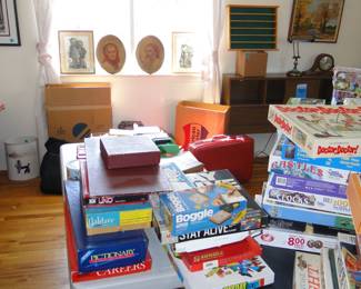 Piles of games and puzzles
