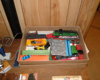 We even have trains, and pieces of trains too