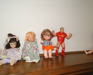 Wrestling dolls too