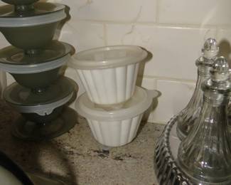 Small Tupperware Jell-O molds. For that romantic evening when you want to make Black Cherry Jell-O for just two