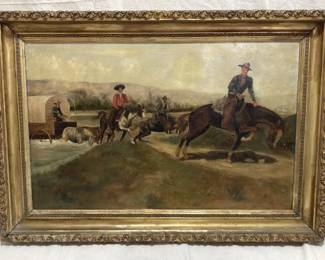 American School Western Scene 