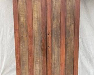 Southern Yellow Pine Grain-Painted Cupboard 