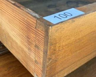 Georgia Yellow Pine Desk and Bookcase