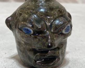 Eli Hewell Miniature Face Jug