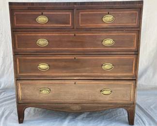 Georgian Inlaid Chest 