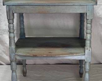 Blue Painted Washstand 