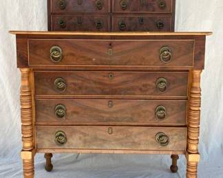 Fine New England Chest – Signed & Dated