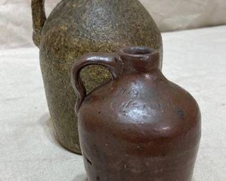 Two Stoneware Jugs 