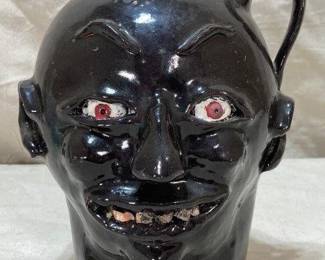 Southern Face Jug with Rock Teeth 