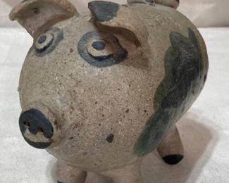 Stoneware Piggy Bank 