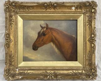 Fine Oil on Canvas Horse