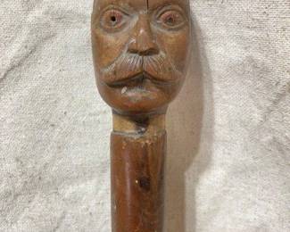 Carved Folk Art Cane
