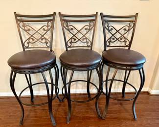 Swivel bar stools