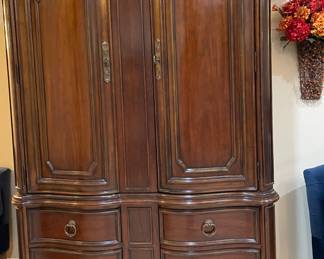 Elegant Mahogany Armoire