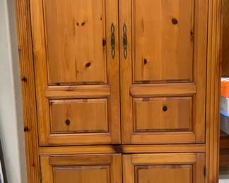 Pine Armoire T.V., Cabinet