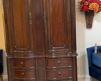 Elegant Mahogany Armoire