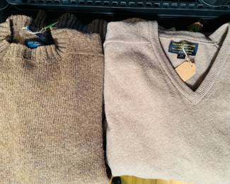 Vintage Sweaters - Brooks Brothers, Pendleton Wool, Greg Norman, & European Brands