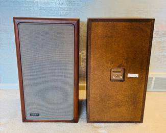 Advent A4 Loudspeakers - Hooked up so we can rock out