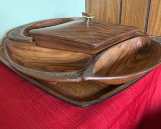 Retro serving set. Perfect condition.