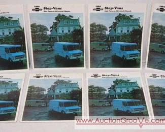 EIGHT 1969 Chevrolet Step Vans and Forward Controls Chassies Dealer Brochures