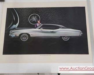 1972 Luxury LeMans Hardtop Coupe 60 x 40 PONTIAC Poste