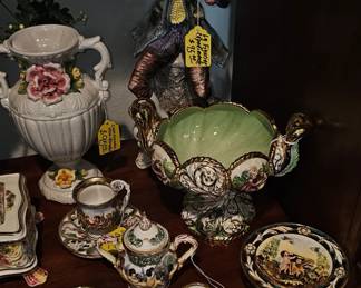 Vase and compote SOLD