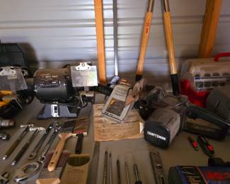 Large Tool Room with hand tools and power tools
