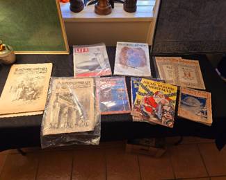 Antique magazines and paper goods from LIFE and more