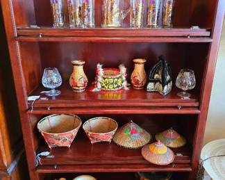 Gregory Duncan Purple Thistle Glassware and more collectibles from Africa and Asia