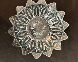 Federal pressed glass candy dish