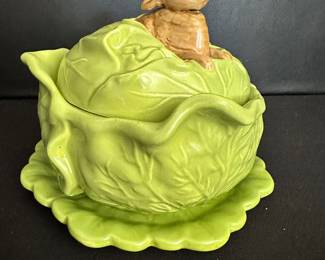 70's Holland mold ceramic serving bowl by Lenore