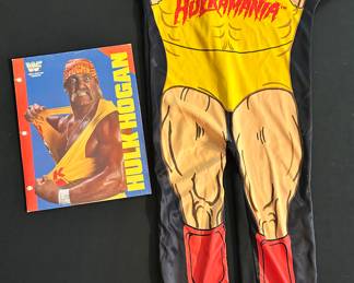 Hulk Hogan costume and folder