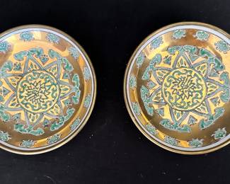Painted porcelain dish bowls