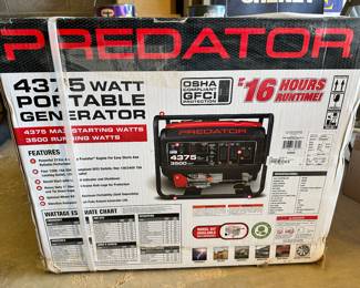 NEW Predator generator, has not been opened