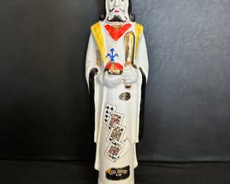 1969 King of Clubs Ezra Brooks decanter