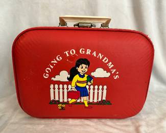 Going to Grandma's house kids suitcase