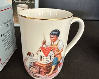 a dollhouse for sis Norman Rockwell
