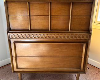 Mid Century Sculptural chest of drawers by Weather Bros.