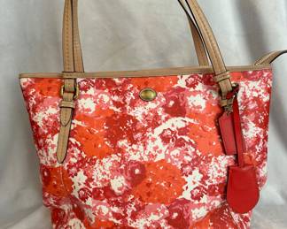 Coach Peyton Floral Print Tote